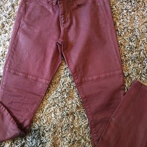 Gap 1969 wine color jeans size 26 legging jeans